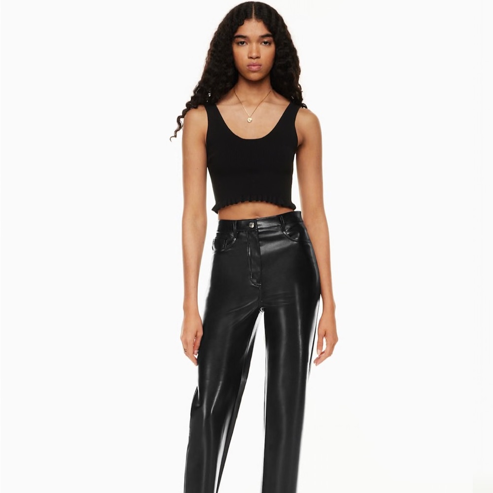 Aritzia Wilfred Leather Pants